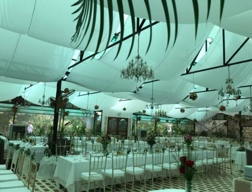 Enchanting Banquet Hall at a Garden Restaurant