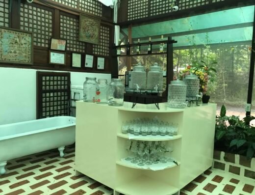 Enchanting Banquet Hall at a Garden Restaurant